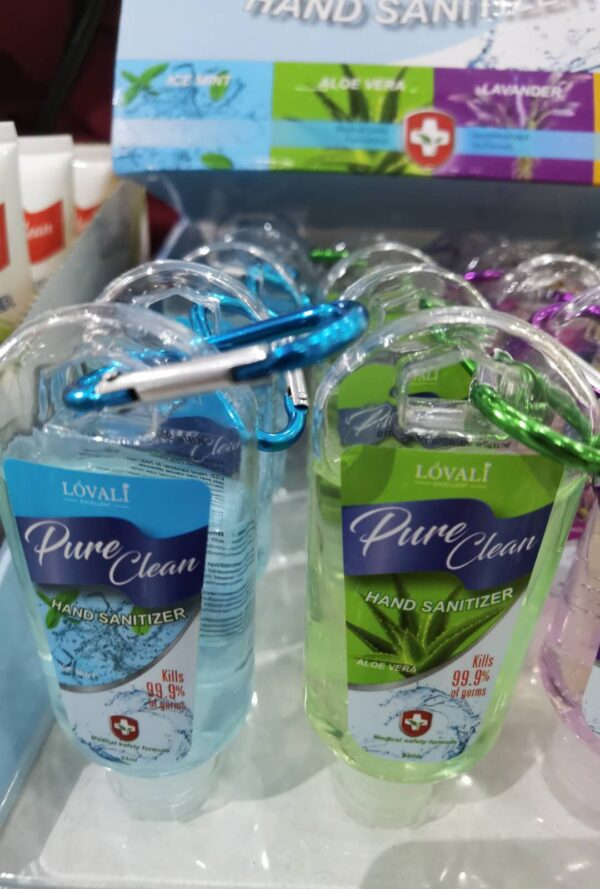 Small Bottle of Colored Alcohol-based Hand Sanitizer Gel - Image 2