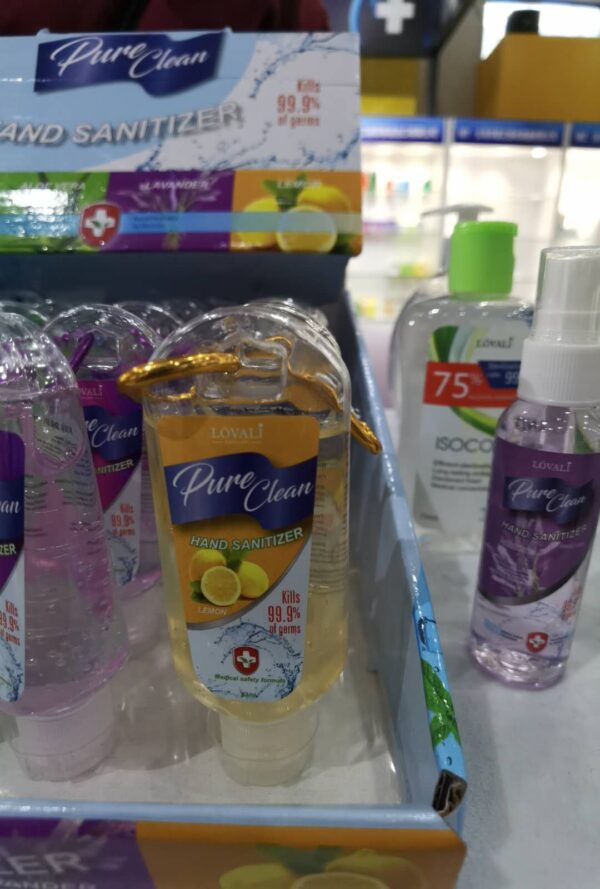 Small Bottle of Colored Alcohol-based Hand Sanitizer Gel - Image 3