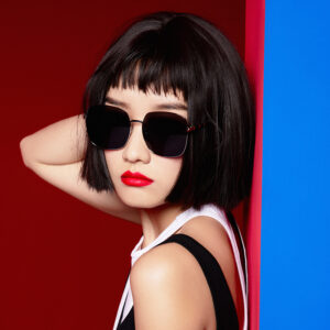 薇尚小香风偏光防紫外线太阳镜5579