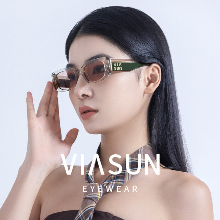 薇尚个性小方框防紫外线太阳镜8026
