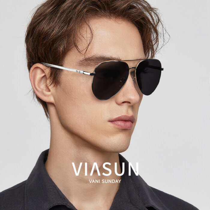 薇尚男款飞行员蛤蟆镜太阳镜7906