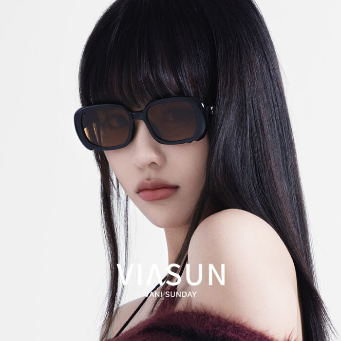薇尚美式小框防紫外线太阳镜8005
