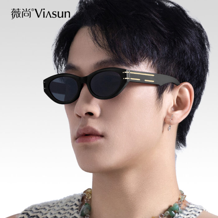 薇尚潮流猫眼太阳镜8020