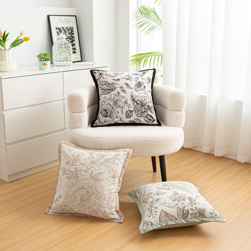 Chenille Garden Pillow Cover