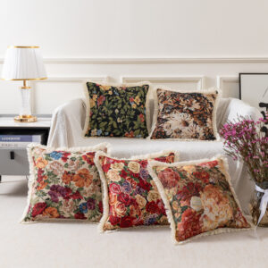 Cotton-Linen Retro Cushion Cover